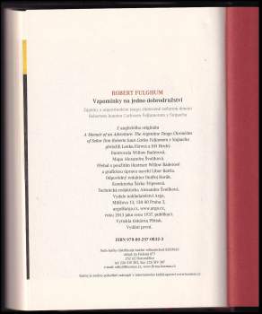 Robert Fulghum: Vzpomínky na jedno dobrodružství