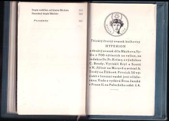 Karel Hynek Mácha: Vzpomínky na Karla Hynka Máchu