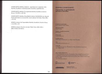 Hedvika Zaorálková: Vzpomínky na překladatele Jaroslava Zaorálka