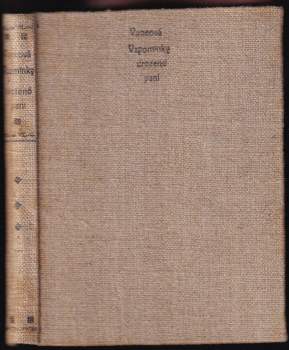 Vzpomínky urozené paní