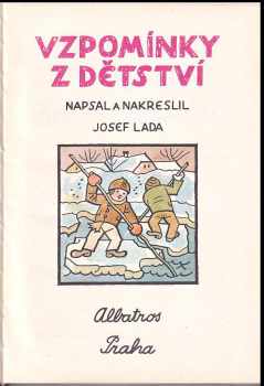 Josef Lada: Vzpomínky z dětství
