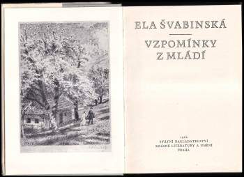 Ela Švabinská: Vzpomínky z mládí