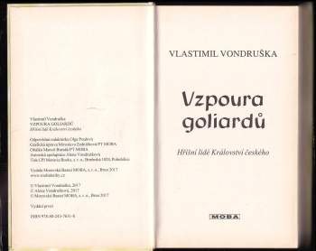 Vlastimil Vondruška: Vzpoura goliardů