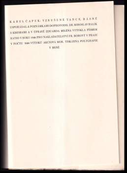 Karel Čapek: Vzrušené tance