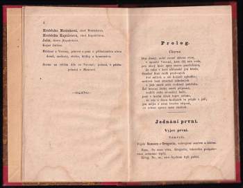 William Shakespeare: W. Shakespeare'a Romeo a Julie