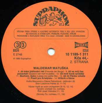 Waldemar Matuška: Waldemar Matuška