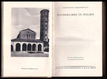 Ferdinand Gregorovius: Wanderjahre in Italien
