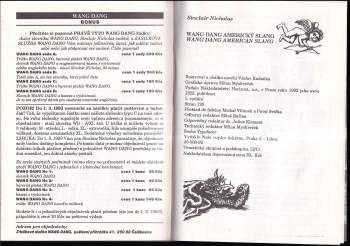 Sinclair Nicholas: Wang dang Americký slang