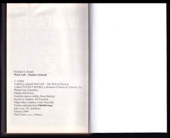 Richard Alen Knaak: WarCraft - Válka prastarých Díl 1-3