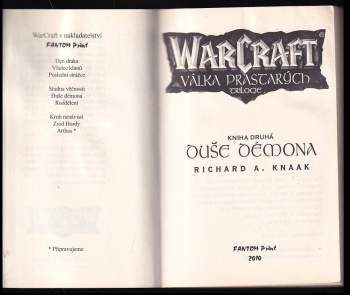 Richard Alen Knaak: WarCraft - Válka prastarých