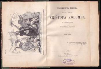 Washington Irving: Washingtona Irvinga Život a plavby Krištofa Kolumba