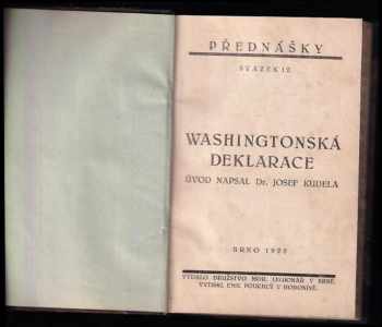 Washingtonská deklarace