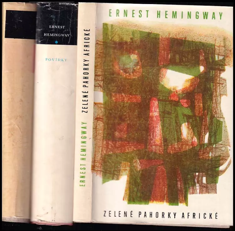 3x ERNEST HEMINGWAY - Zelené pahorky africké + Povídky + Komu zvoní hrana +