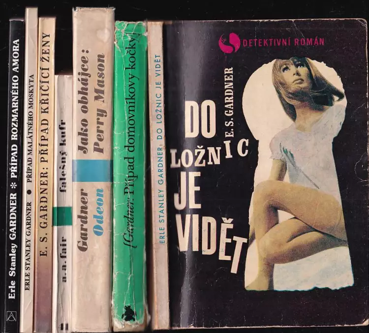 7x E. S. GARDNER - Do ložnic je vidět + Případ domovníkovy kočky + Jako obhájce Perry Mason + Falešný kufr (A. A. Fair) + Případ křičící ženy + Případ