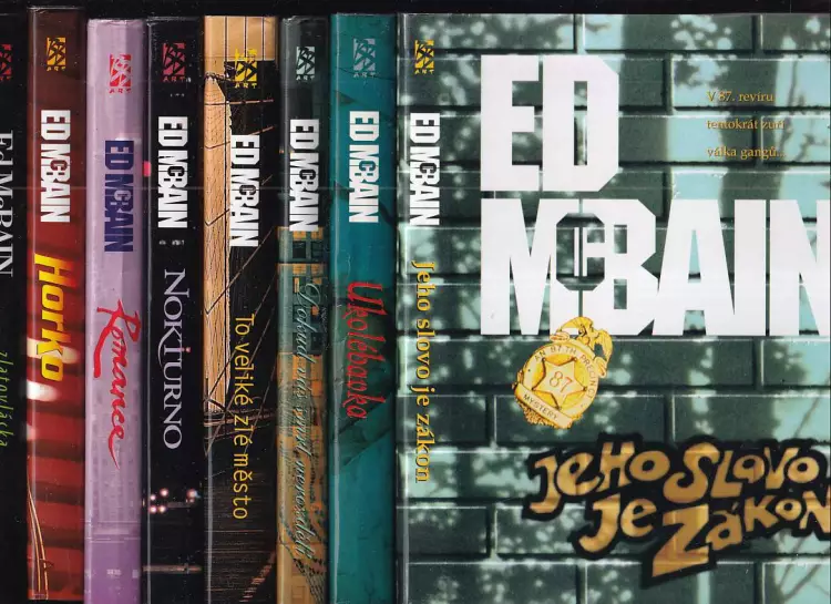 8 x MCBAIN Horko + Romance + Nokturno + To je veliké zlé město + Dokud vás smrt nerozdělí + Ukolébavka + Jeho slovo je zákon + Zlatovláska