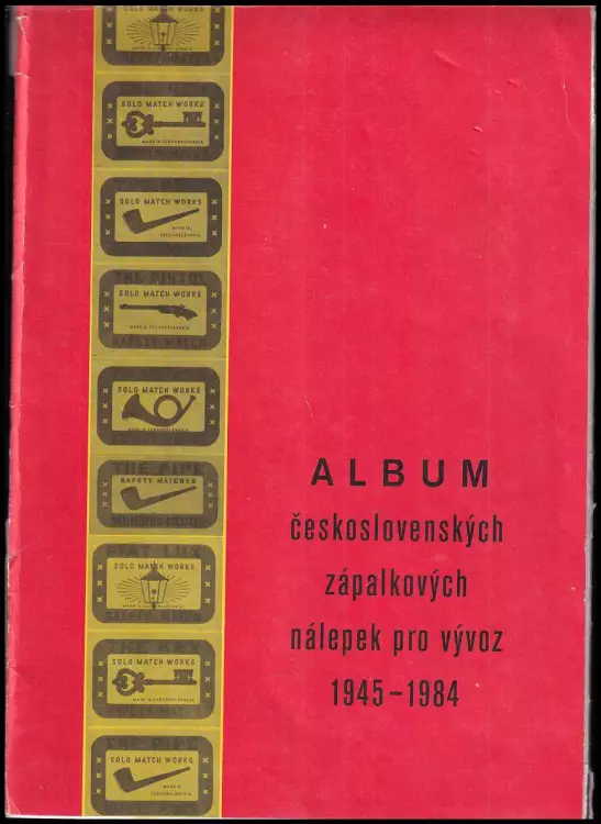 Album československých zápalkových nálepek pro vývoz 1945 - 1984