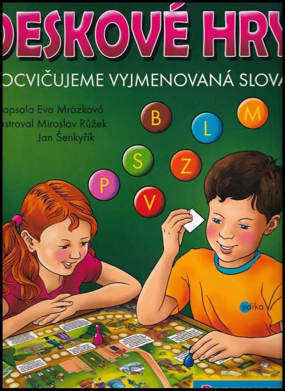 Deskové hry: Procvičujeme vyjmenovaná slova - B, L, M, P, S, V, Z