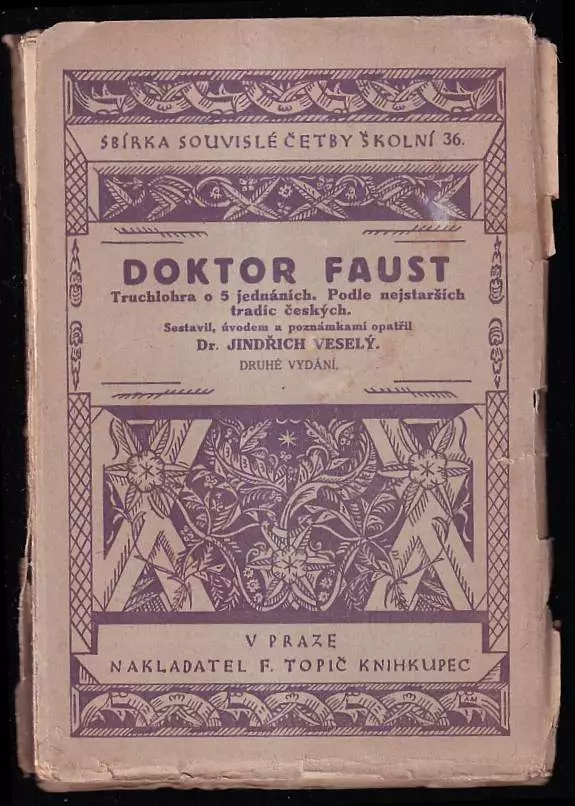 Doktor Faust : Truchlohra o 5 jedn