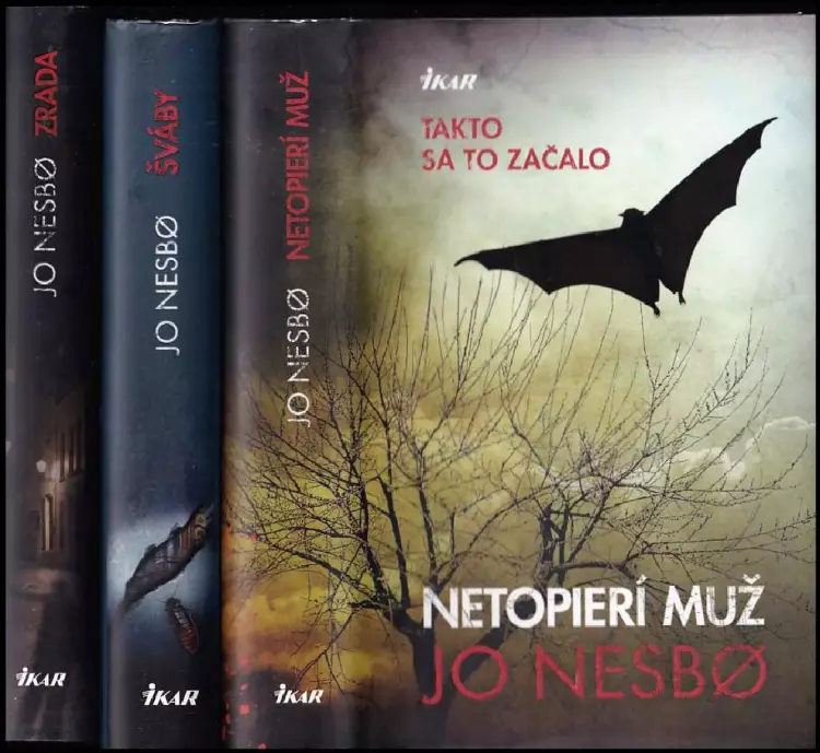 Harry Hole 1 - 3: Netopierí muž + Šváby + Zrada