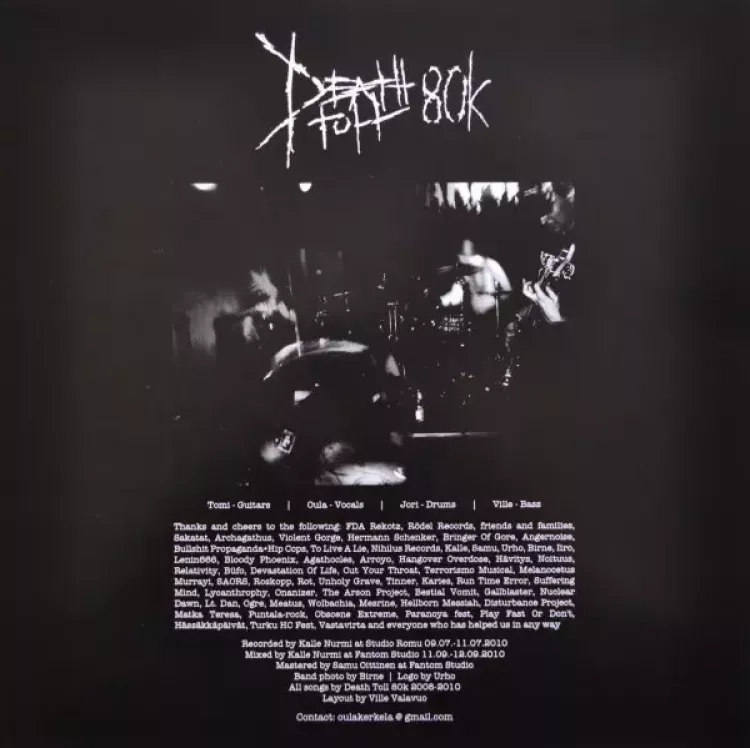 📙 Harsh Realities - Death Toll 80k (2011, Rødel Records)