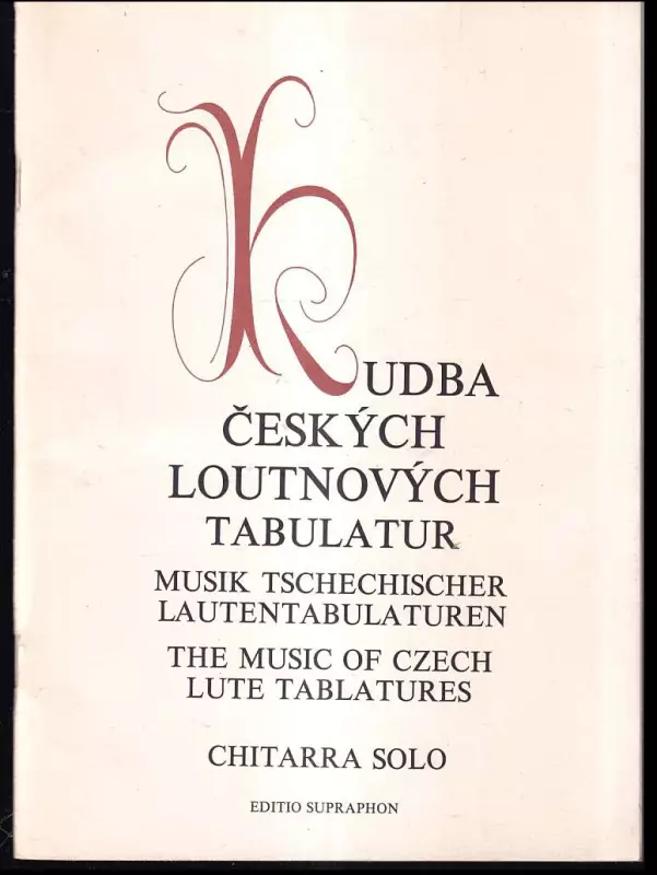Hudba českýczh loutnových tabulatur