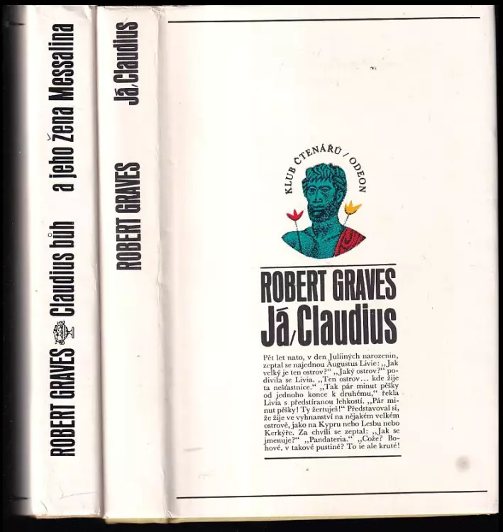 Já, Claudius + Claudius bůh a jeho žena Messalina  1+ 2 KOMPLET