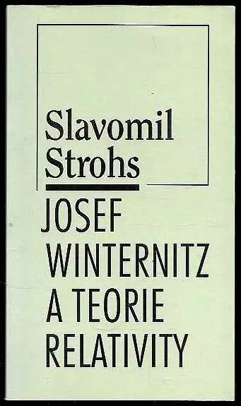 Josef Winternitz a teorie relativity