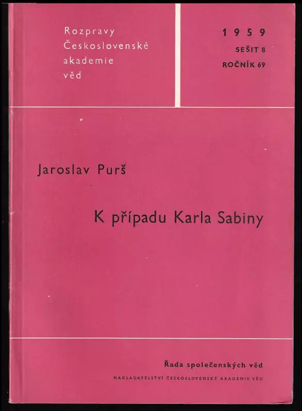 K případu Karla Sabiny