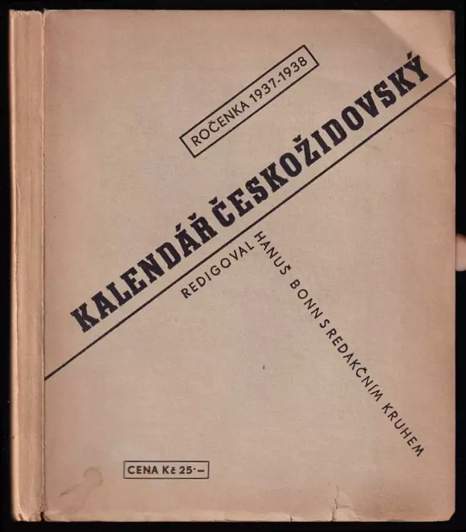 Kalendář českožidovský - Ročenka 1938-1939