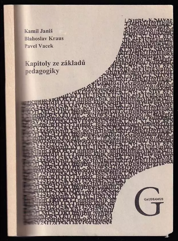 Kapitoly ze základů pedagogiky : studijní text
