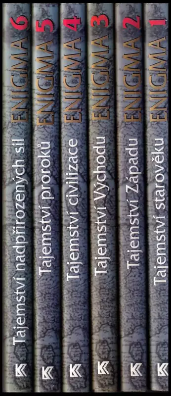KOMPLET ENIGMA - 1. Tajemství starověku, 2. Tajemství západu, 3. Tajemství východu, 4. Tajemství civilizace, 5. Tajemství proroků, 6. Tajemství nadpři