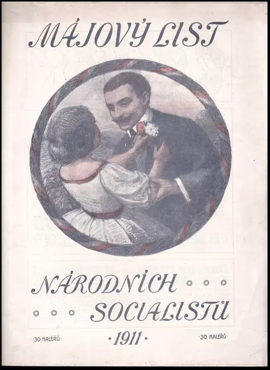 Májový list národních socialistů 1911