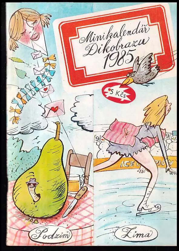 Minikalendář Dikobraz 1985