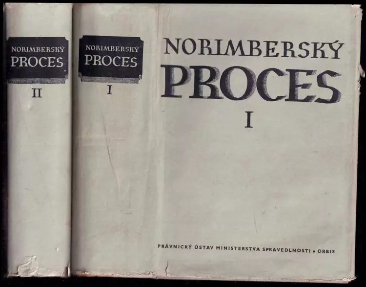 Norimberský proces - sborník materiálu. Díl 1 + 2 KOMPLET