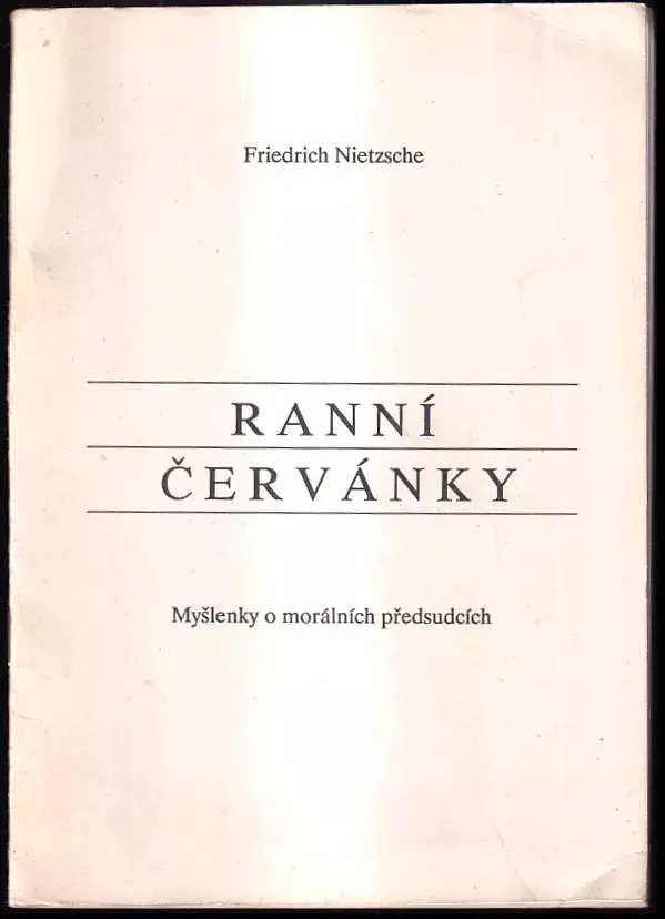 Ranní červánky : myšlenky o morálních předsudcích
