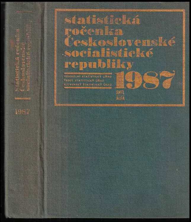 Statistická ročenka Československé socialistické republiky 1987