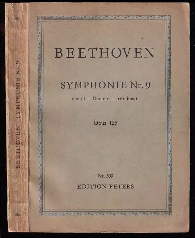 Symphonie Nr. 9 dmoll - D minor - ré mineur - Opus 125