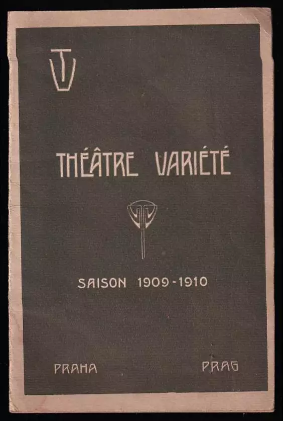 Theatre Variété - Saison 1909 - 1910 - dobové reklamy