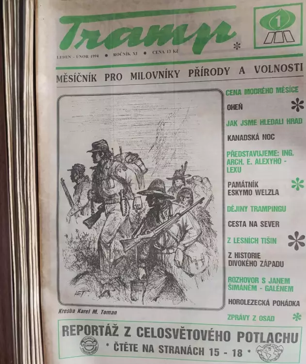 Tramp - Měsíčník pro milovníky přírody a volnosti Ročník XI KOMPLET