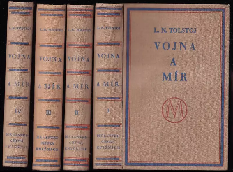 Vojna a mír I - IV - KOMPLET