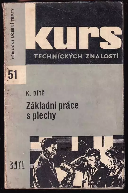 Základní práce s plechy : učeb text pro učně a všechny pracující s plechy : [určeno] pro 1. roč. odb. učilišť a učňovskách škol.