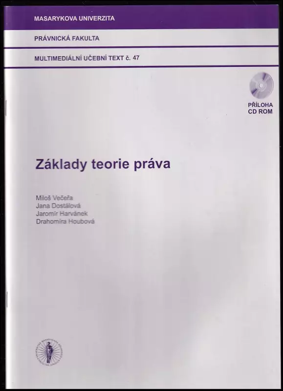 Základy teorie práva : multimediální učební text + CD