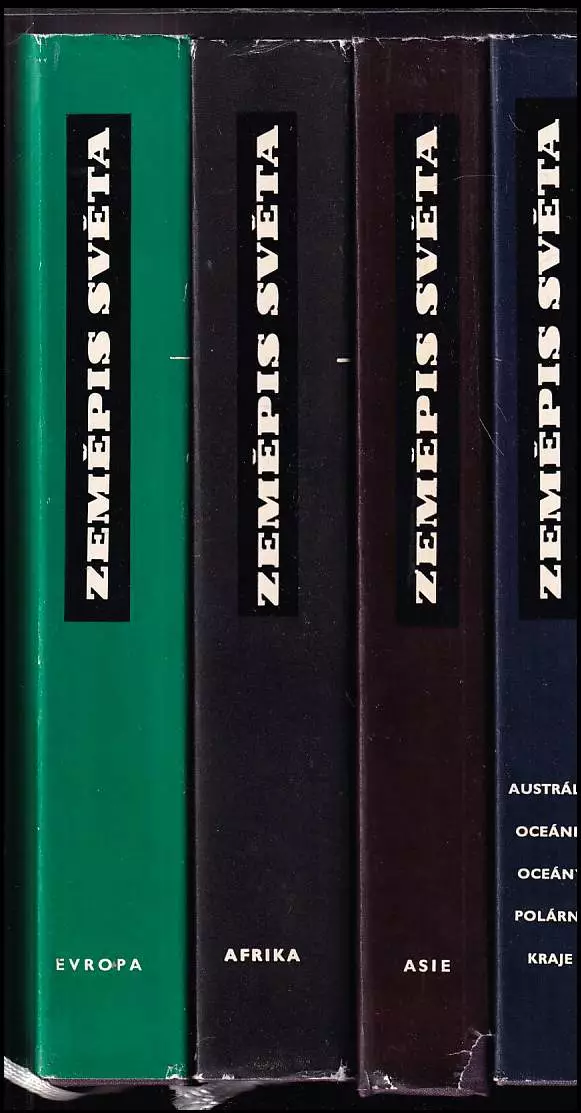 Zeměpis světa 4  svazky - Asie, Evropa, Afrika, Austrálie)