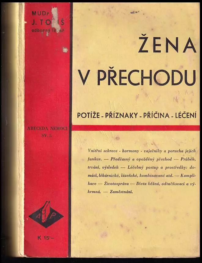 Žena v přechodu : [potíže, příznaky, příčina léčení]