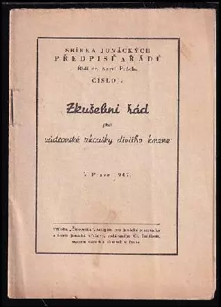 Zkušební řád pro vůdcovské zkoušky dívčího kmene