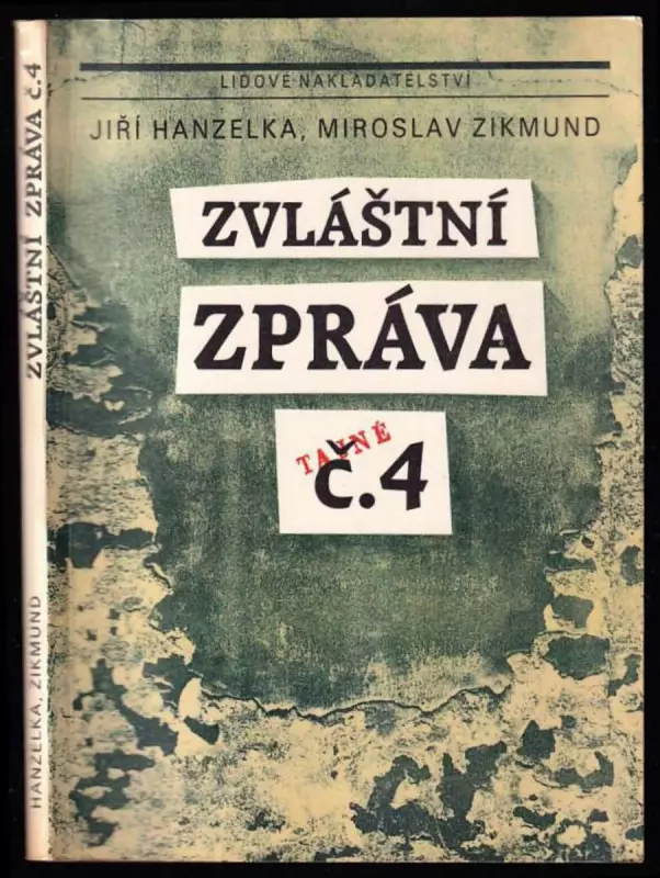 Zvláštní zpráva č 4.