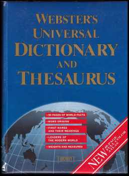 Webster's Universal Dictionary and Thesaurus