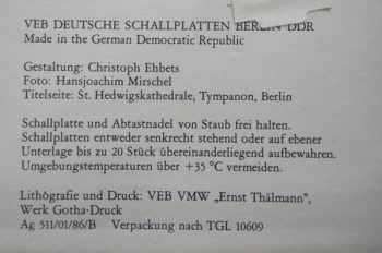 Johann Sebastian Bach: Weihnachtsoratorium (Ausschnitte)
