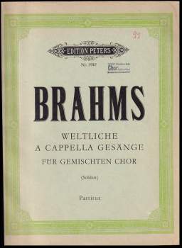 Weltliche A Cappella Gesänge