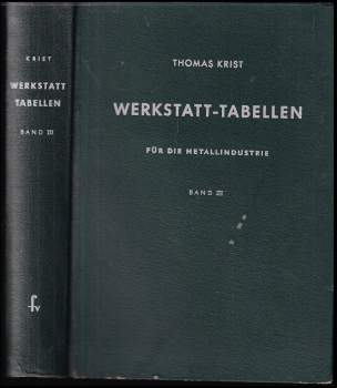 Werkstatt-Tabellen
